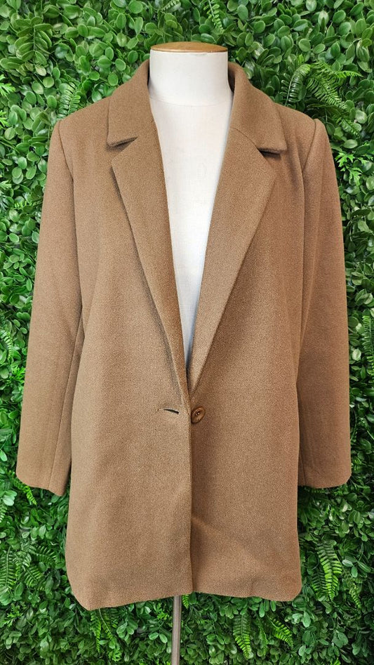 Isle Of Mine Tan Coat Blazer (10)
