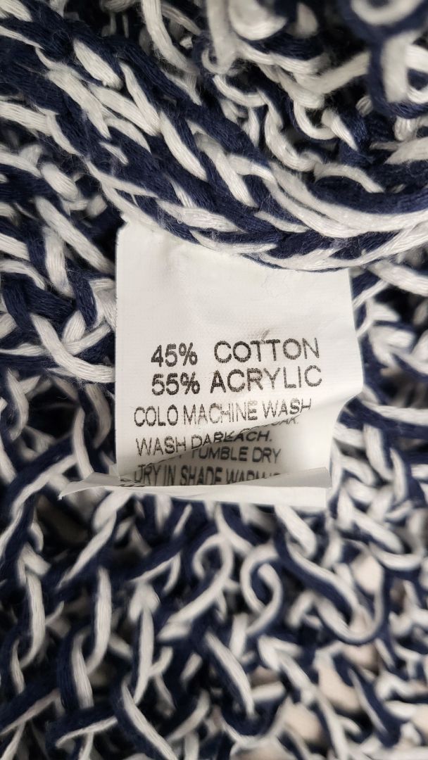 Imagine Blue Open Knit Top (14)