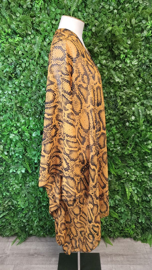 Soulful Cardi Animal Kaftan Top (OSFM)