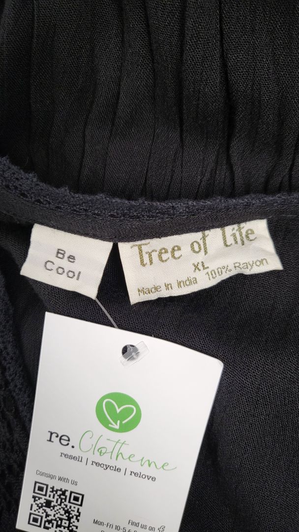 Tree Of Life Black Boho Lace Dress (14)