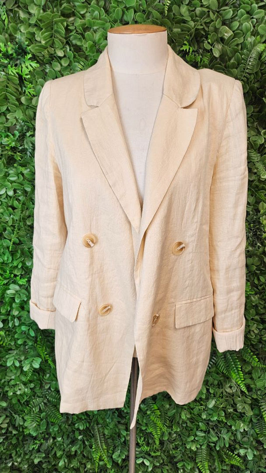 Eb & Ive Buttercup Linen Blazer (10)