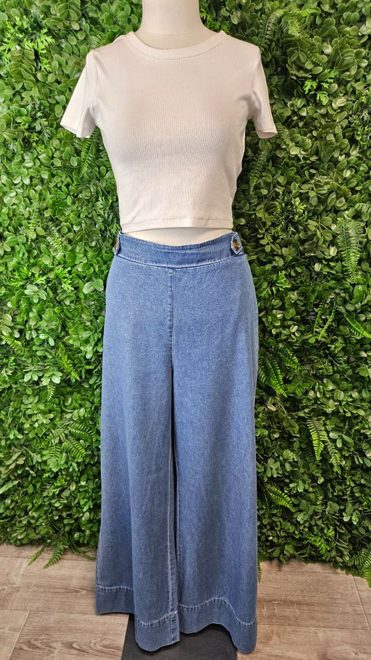 Eb&Ive Light Wash Playa Pant BNWT (16)