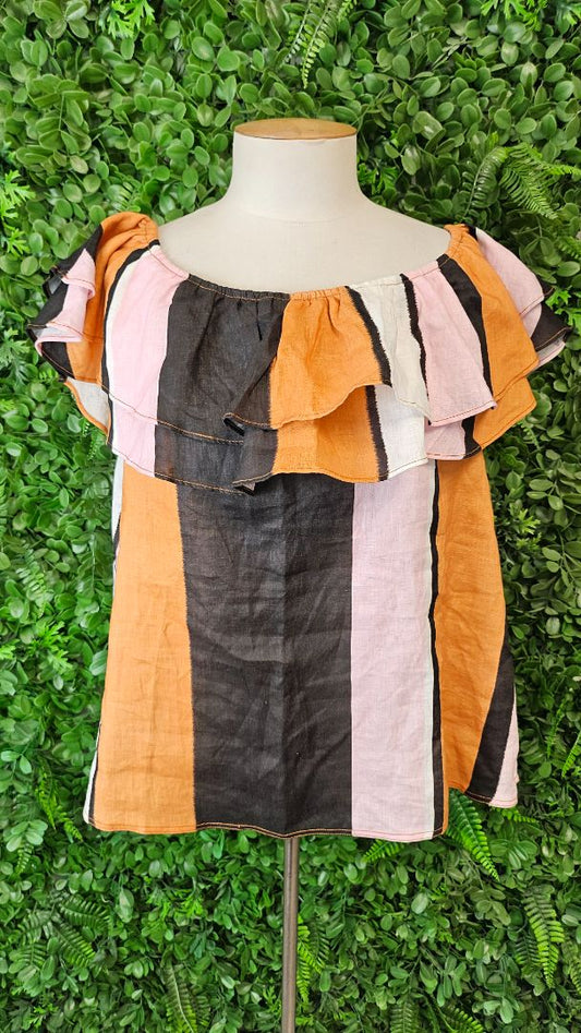 Adorne Stripe Serena Top BNWT (12)