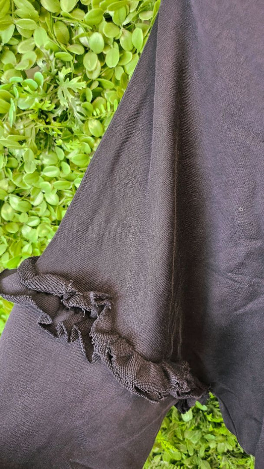 Mint Navy Ruffle Sleeve Sweat BNWT (16)