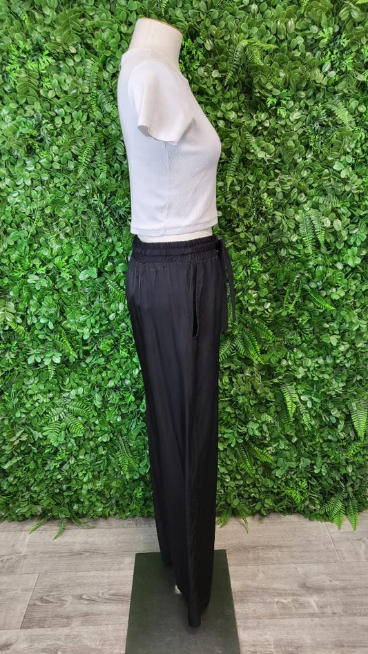 Briarwood Black Sateen Wide Leg Pant (10)