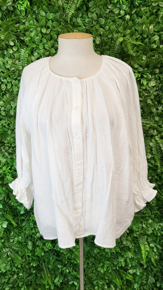 Atmos & Here White Cotton Blouse (14)