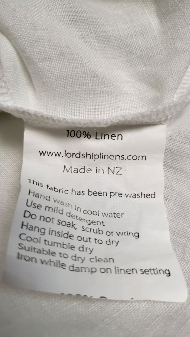 Lordship White Linen Shift Dress (18)