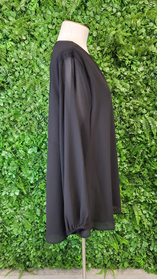 Gloss Black Melli Flared Top BNWT (18)