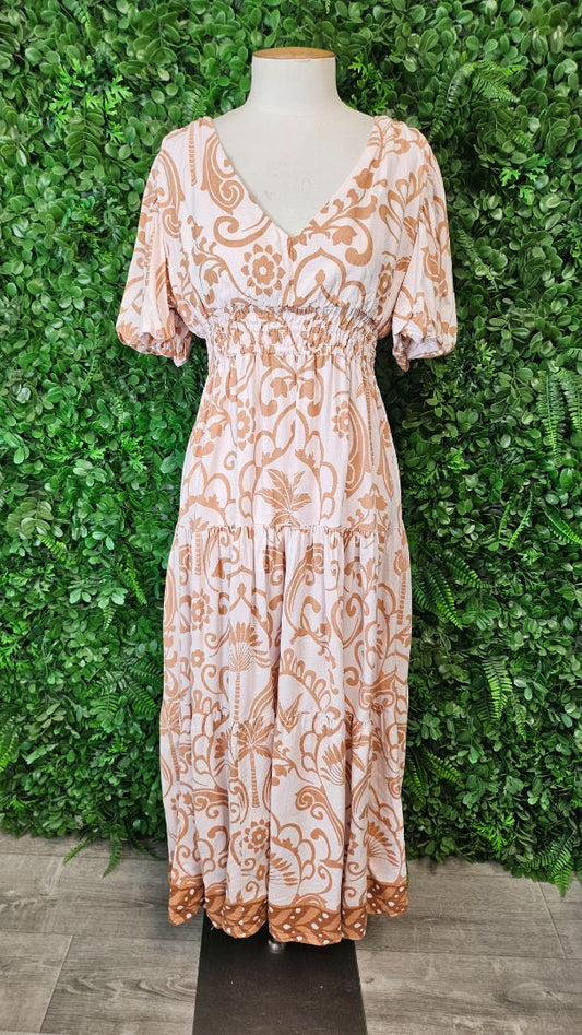 White Closet Print Linen Dress (8)