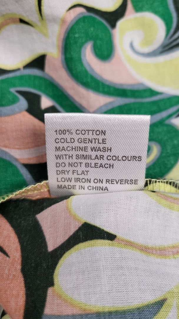 Isle of Mine Print Yoke Blouse (10-12)