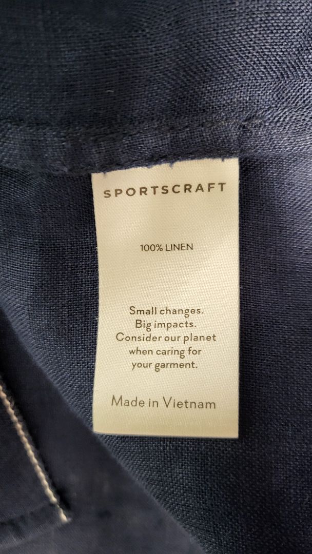 Sportscraft Navy Linen Top (12)