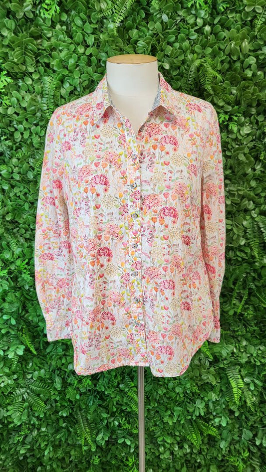 Ballantynes Print Cotton Blouse (10)