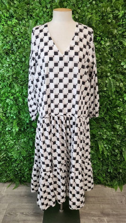 Stella+Gemma Black/White Alyssa Dress BNWT (10)