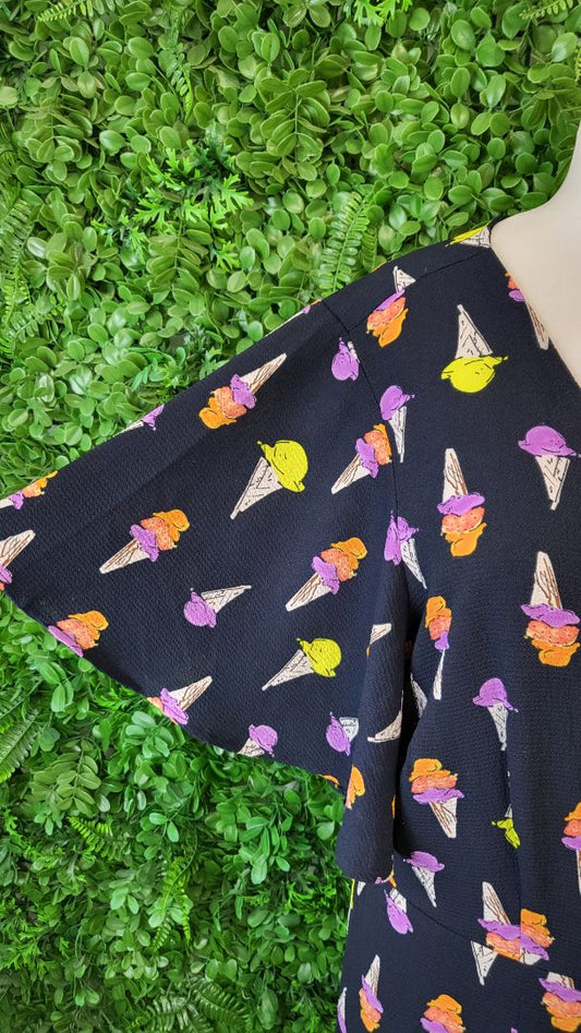 Loralette Icecream Wrap Dress (18-20)