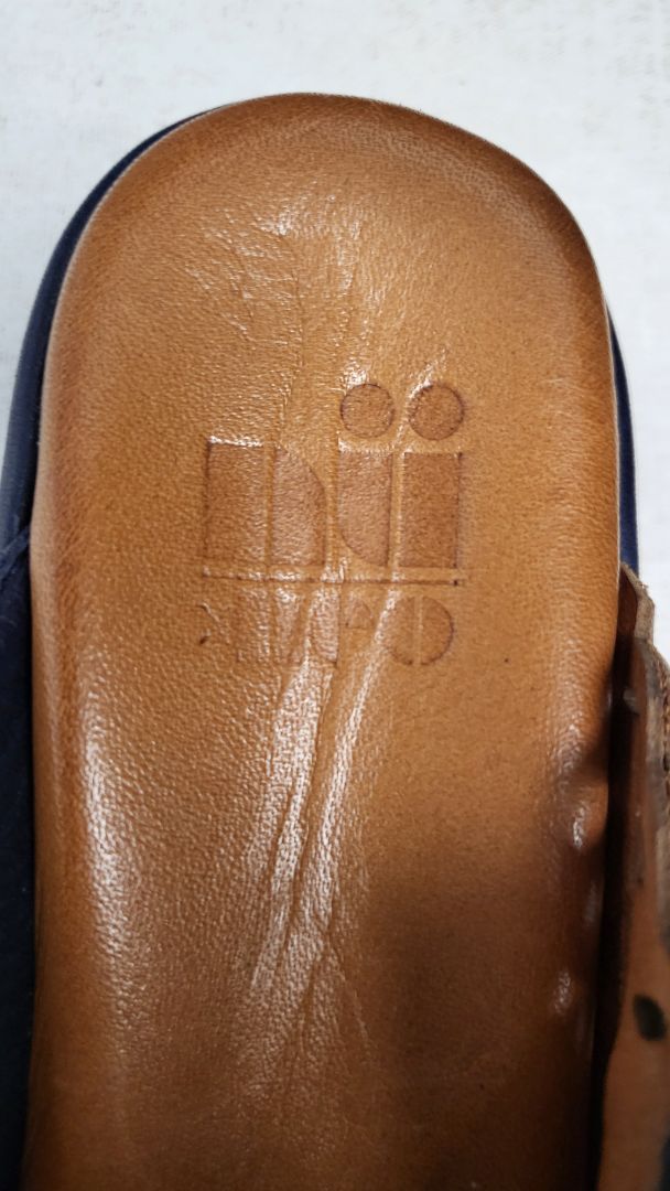 Nu By Neo Navy/Tan Platform Sandal (40)