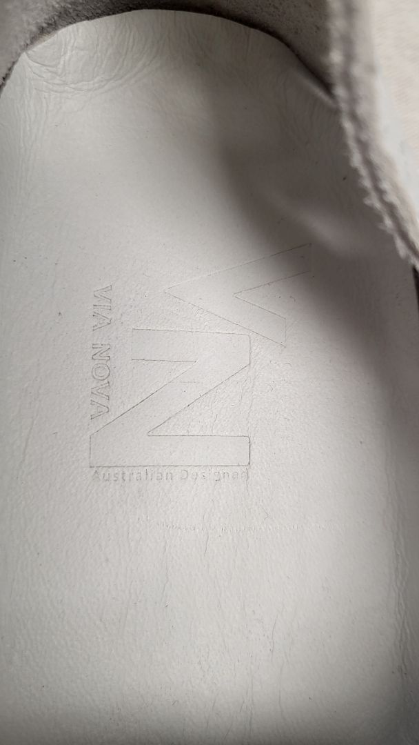 Via Nova White Ceaser Lace Ups (40)