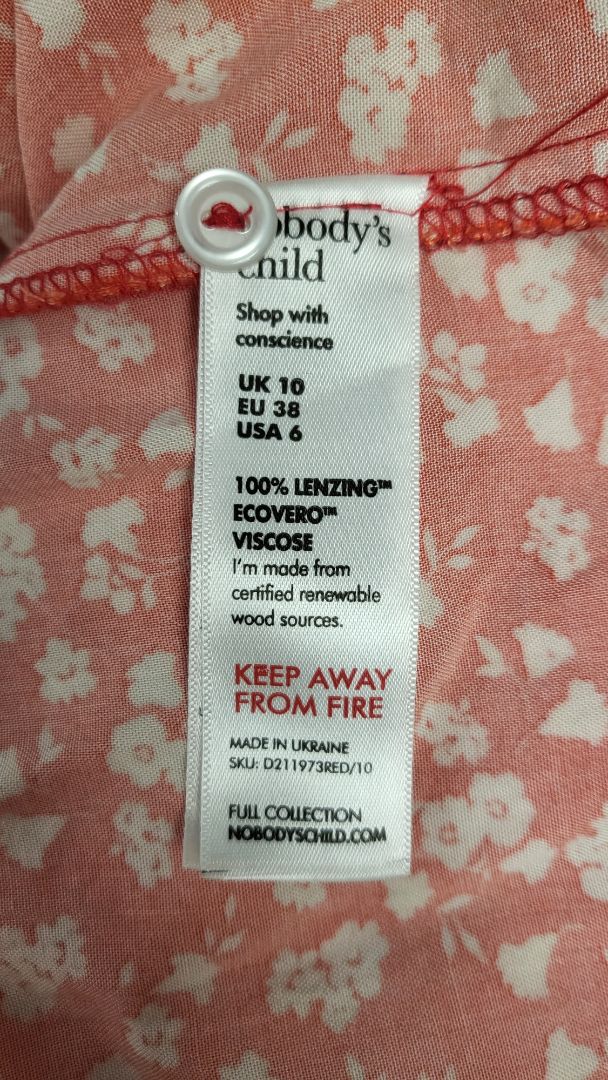 Anyone's Daughter Orange Floral Dress (10)