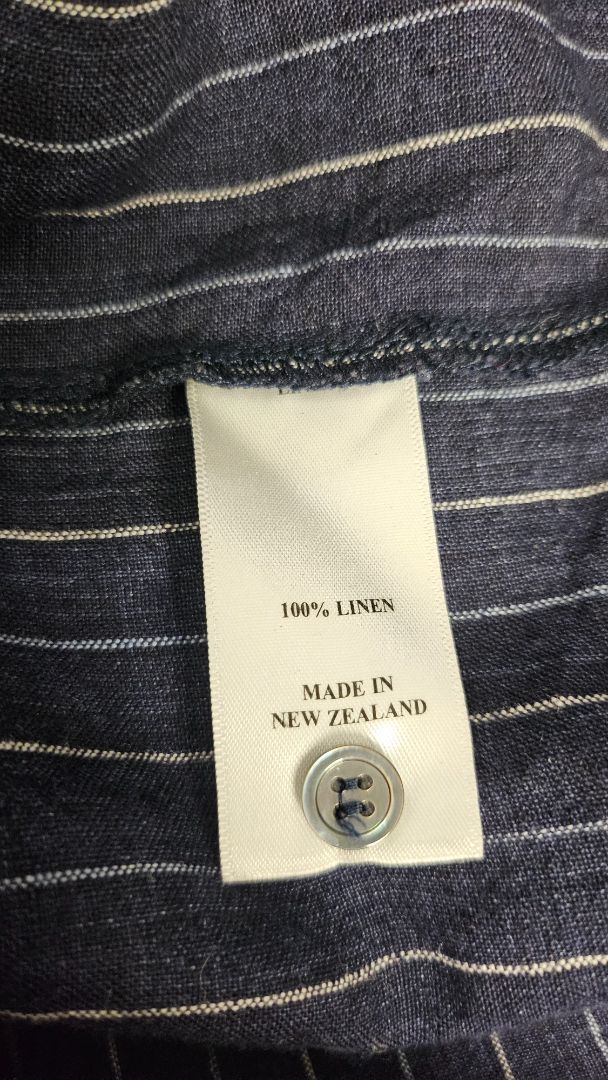Sills Navy Linen Dress (12)
