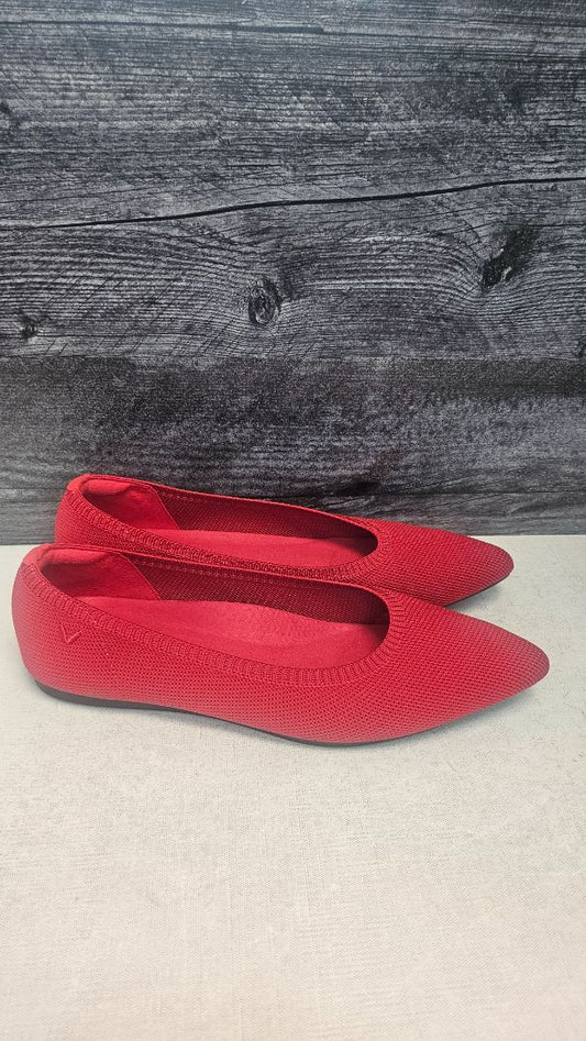 Vivaia Red Knit Ballet Flat (38.5)