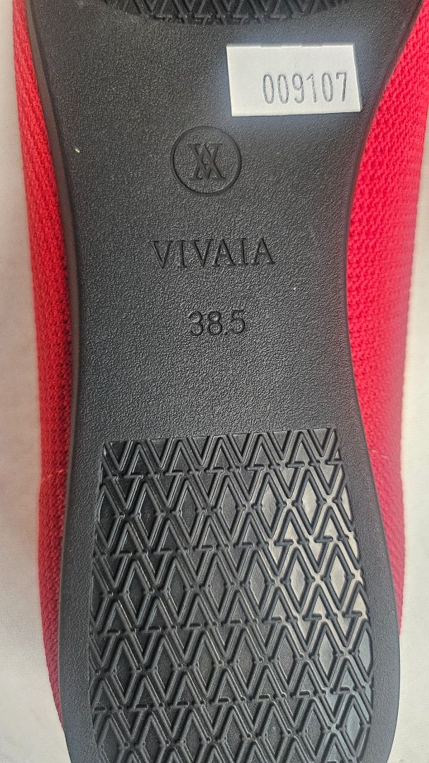 Vivaia Red Knit Ballet Flat (38.5)