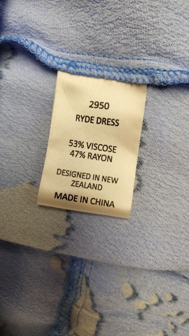 Lania The Label Blue Ryde Dress (10-12)