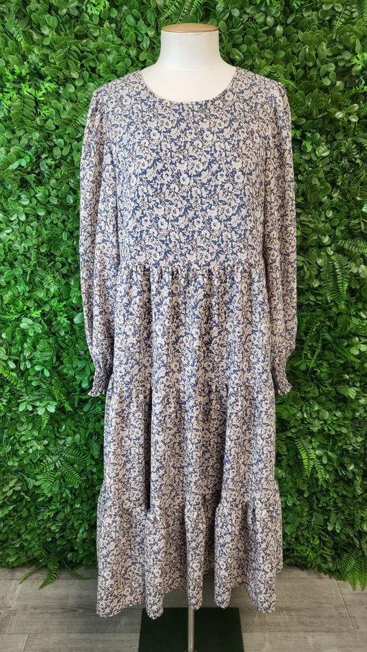 Seeking Lola Floral Tiered Dress (12)