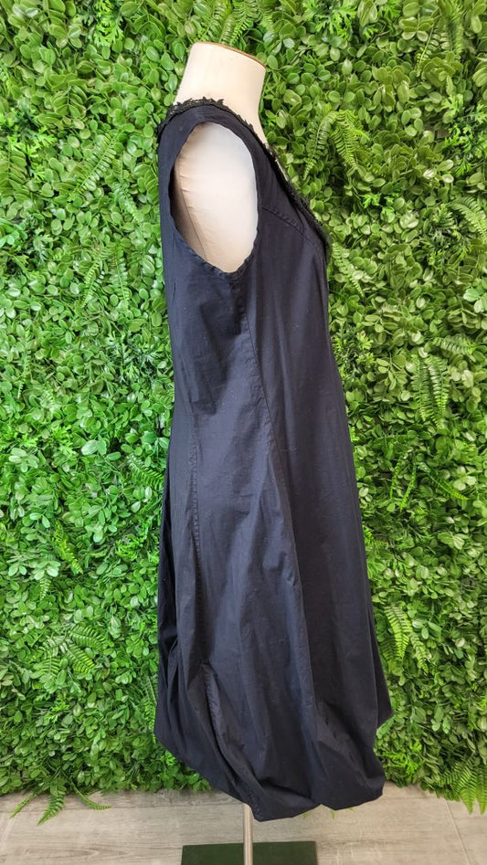 Chocolat Black Bubble Hem Dress (12)