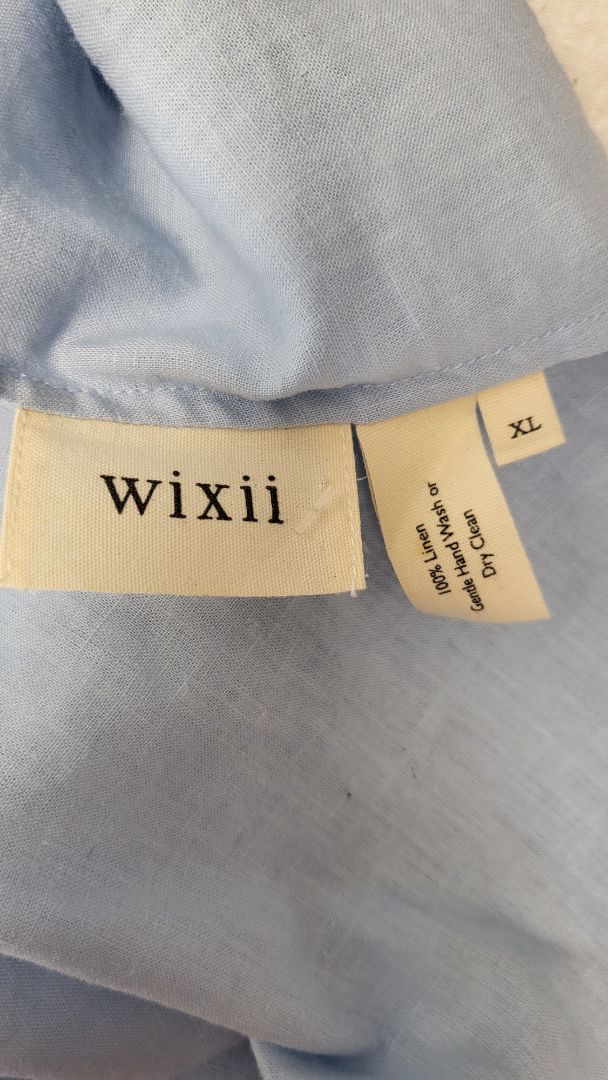 Wixii Ice Blue Linen Sundress (16)