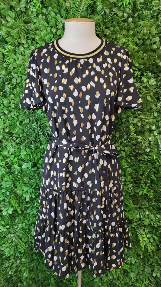 Charlo Spot Foil Dress (8)