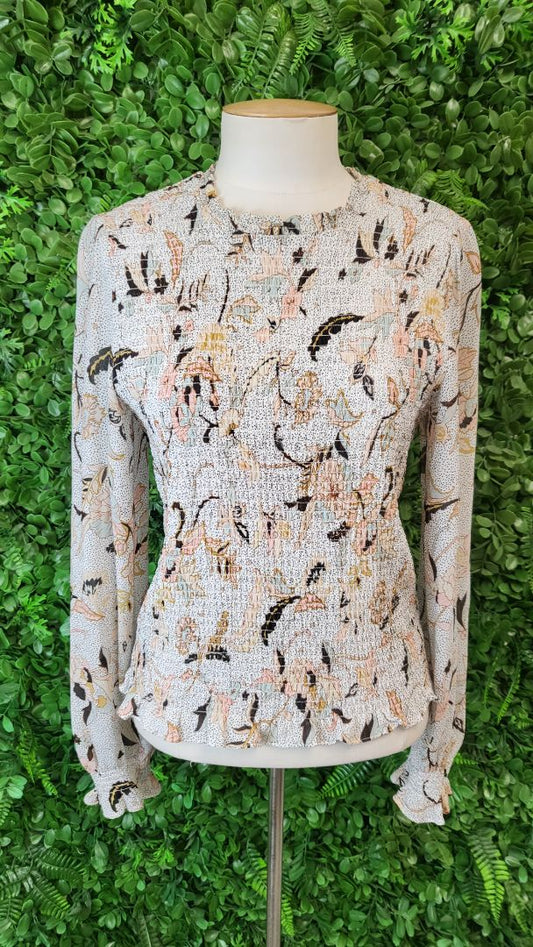 Max Print Shirred Top (10)