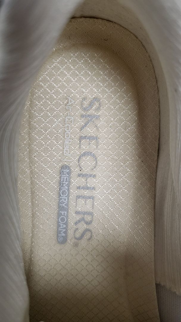 Skechers White Leather Sneaker Sport (38)
