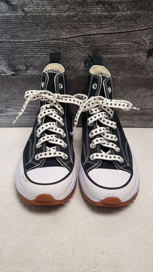 Converse Black Hi Top Platform Sneakers (38.5)