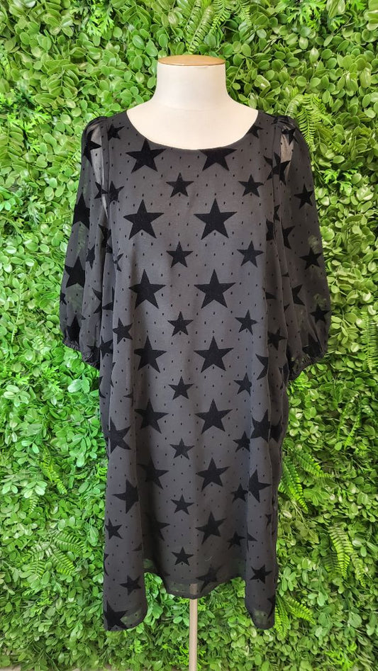 Toby Black Star Dress (14)