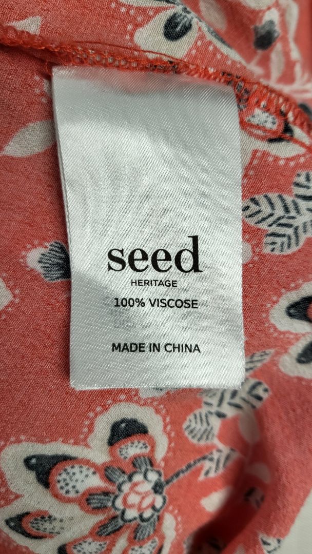 Seed Print Frill Hem Dress (10)