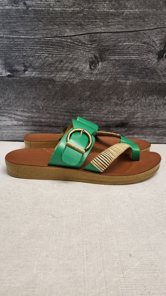 Los Cabos Green Toe Sandal (37)