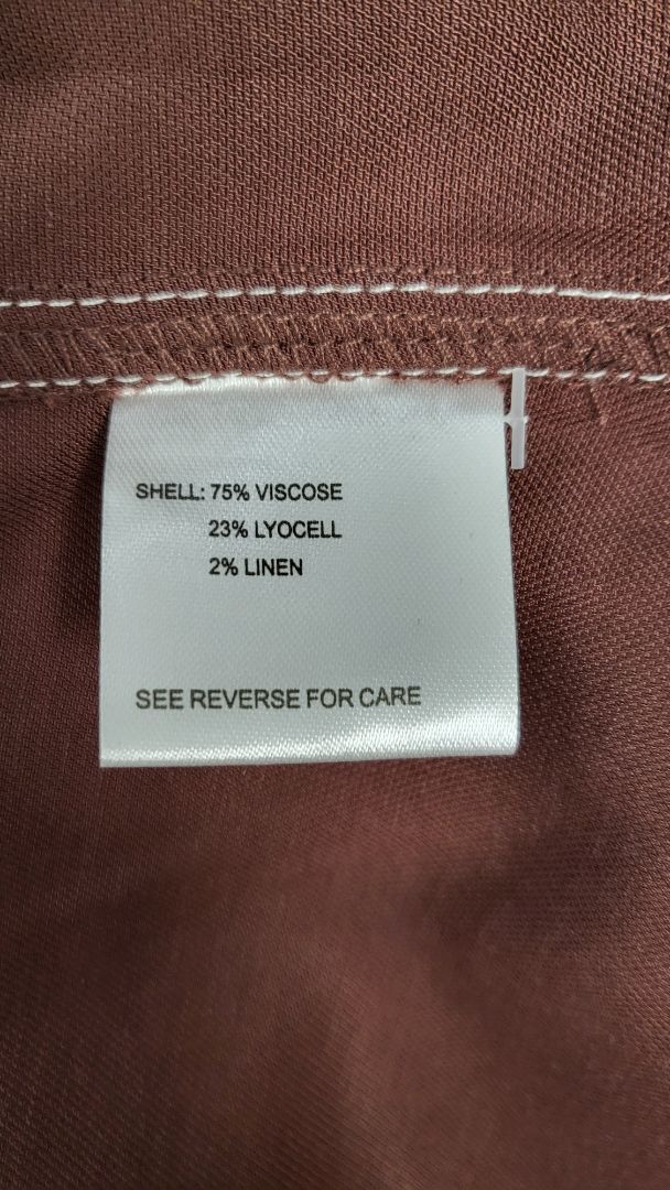 Moke Chocolate Linen Blend Shirt BNWT (20)
