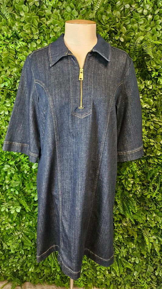 Mos Mosh Blue Denim Dress (10)
