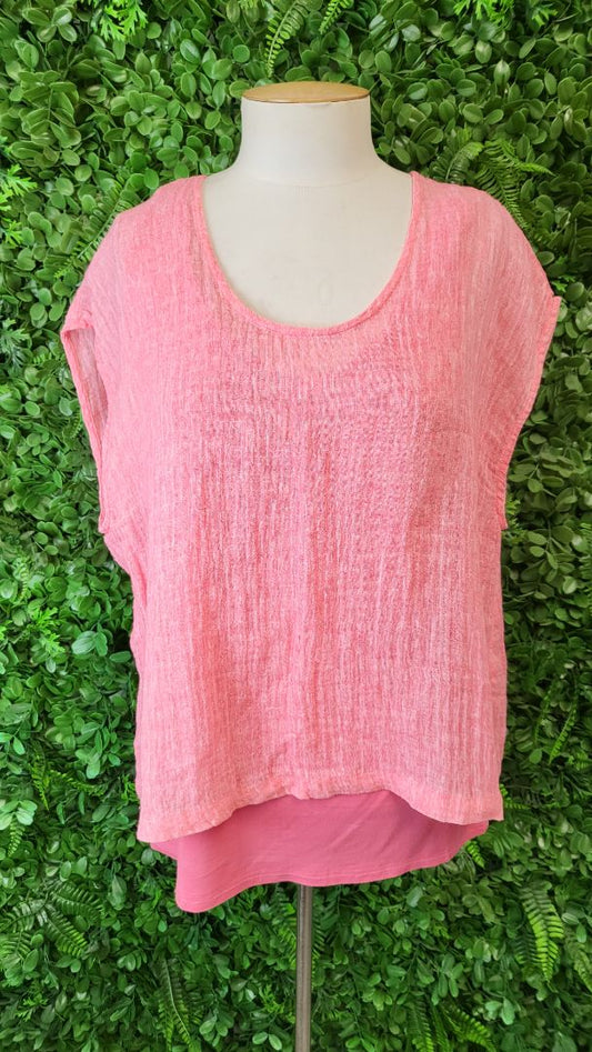OH3 Peach Layered Top (14)
