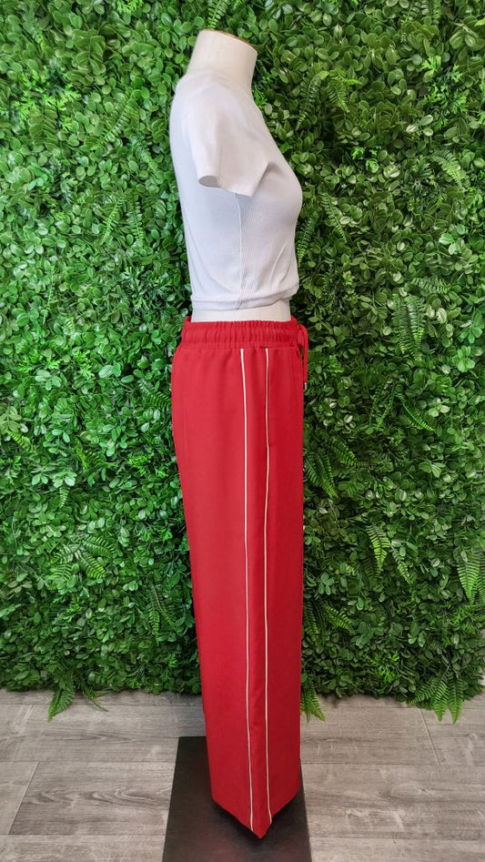 Stella + Gemma Red Wide Leg Pant (10)
