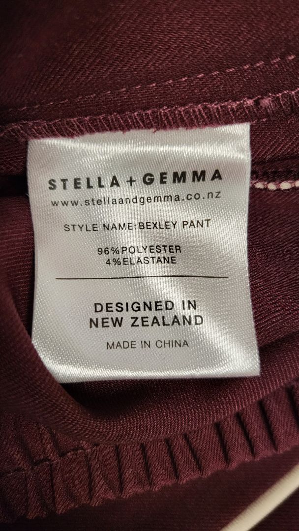 Stella + Gemma Plum Wide leg Pant (10)