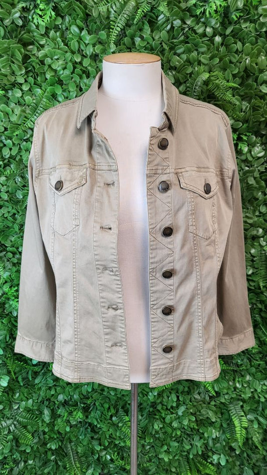 Lania The Label Khaki Stretch Hudson Jacket BNWT (12)
