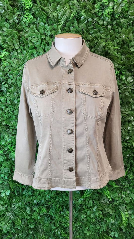 Lania The Label Khaki Stretch Hudson Jacket BNWT (12)