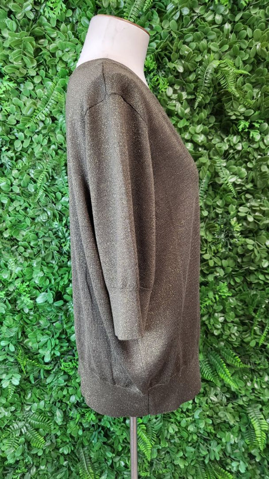 Blue Illusion Khaki Knit Tee-Shirt (16)
