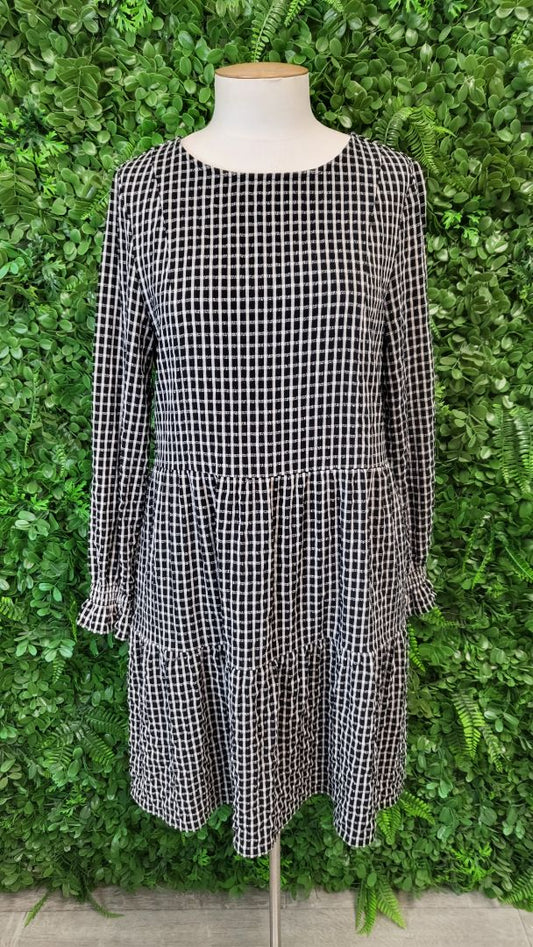 Addison Check Tier Dress (10)