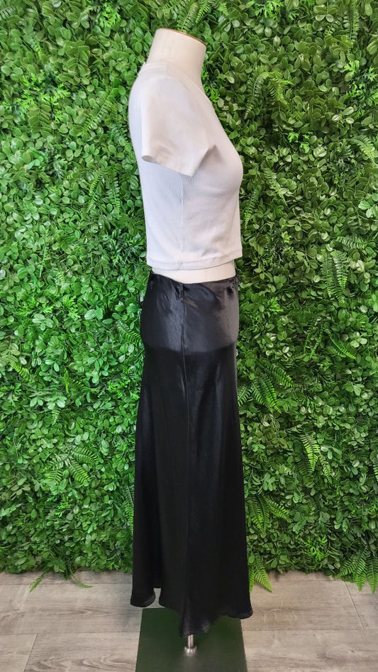 Storm Black Bias Cut Skirt (14)
