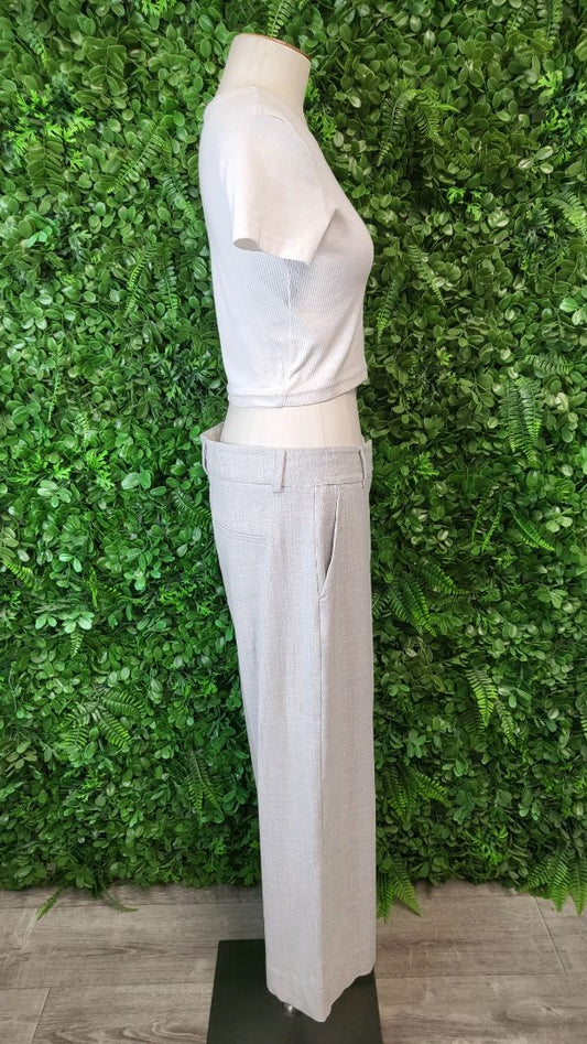 Five Units Grey Crop Pants (10)