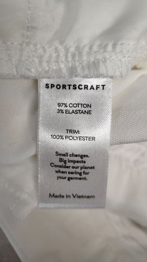 Sportscraft White Knee Shorts (14)