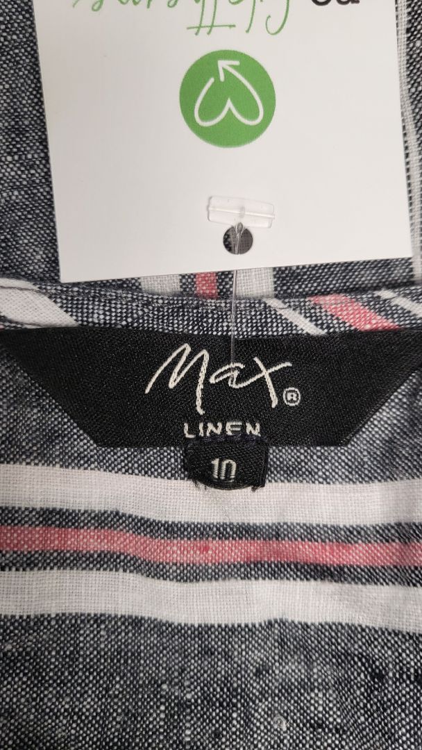 Max Stripe Linen Dress (10)