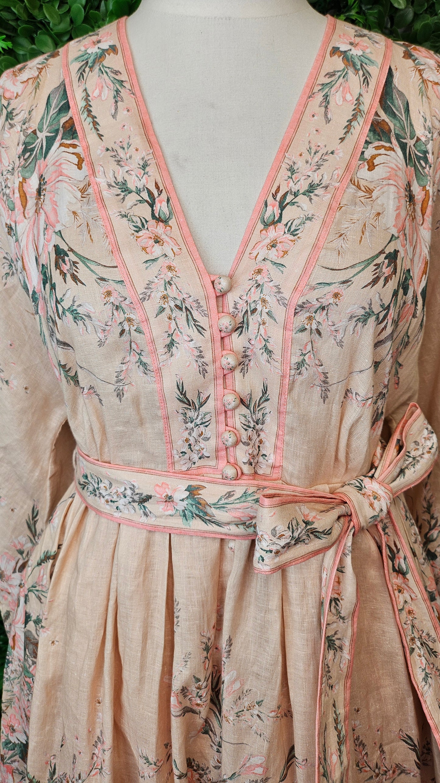 Zimmermann Floral Plunge Mini Dress BNWT (12)
