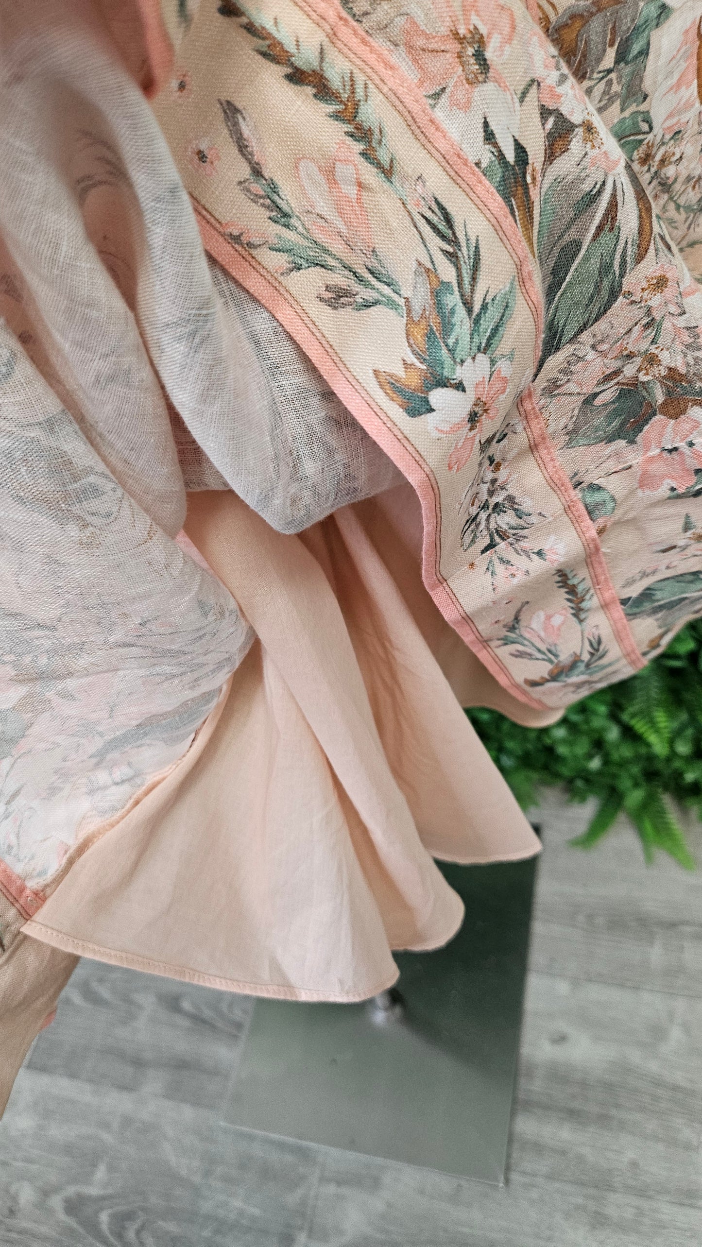 Zimmermann Floral Plunge Mini Dress BNWT (12)